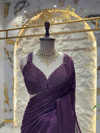 "ROYAL AMETHYST SAREE"
