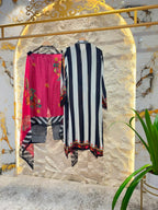 "MIDNIGHT MUSE MULTICOLOUR EMBROIDERED SUIT"