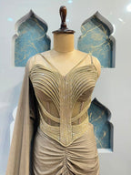 "CHAMPAGNE SERAPHINA INDO-WESTERN"