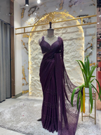 "ROYAL AMETHYST SAREE"