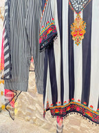 "MIDNIGHT MUSE MULTICOLOUR EMBROIDERED SUIT"