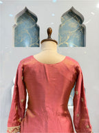 "ROSE CORAL EMBELLISHED SHARARA"