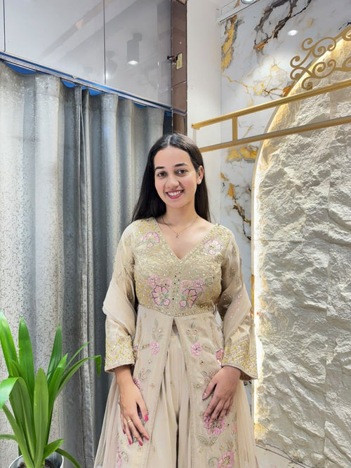 "BLUSH BLOSSOM DESIGNER SUIT"