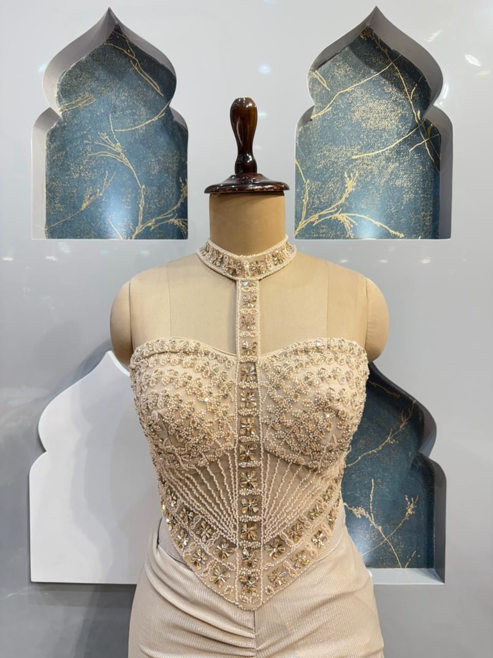 "CHAMPAGNE ELEGANCE INDO-WESTERN"