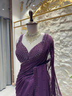 "ROYAL AMETHYST SAREE"