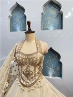 "IVORY REGAL BLOOM LEHENGA"
