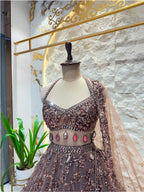 "COCOA CRYSTAL COUTURE LEHENGA"