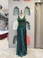 "EMERALD ELEGANCE INDO-WESTERN"