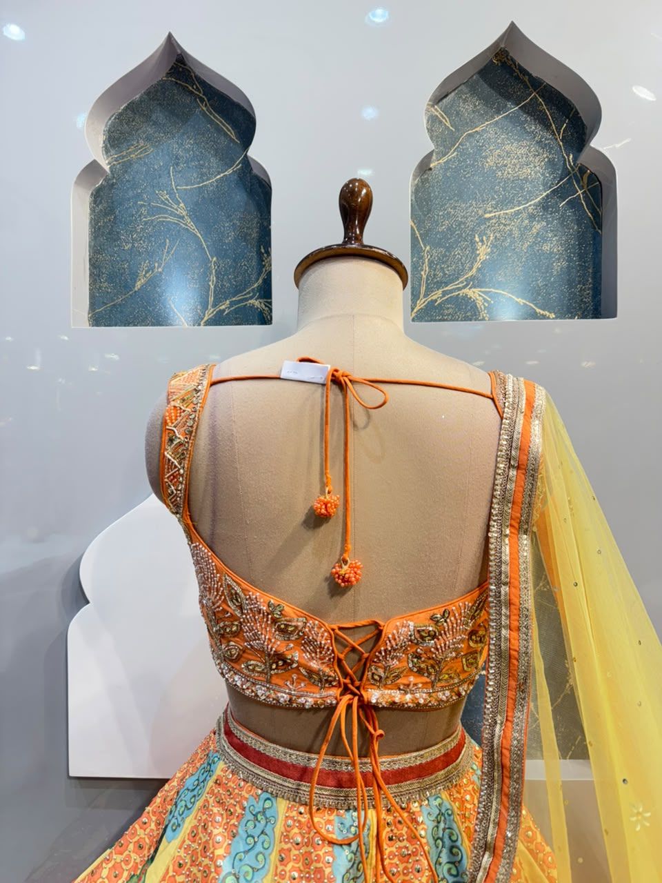 "ROYAL RANGREJ GARDEN PRINTED LEHENGA"