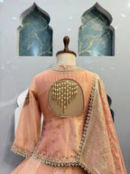 "PINK EMBROIDERED LEHENGA"