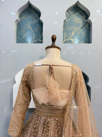"CHAMPAGNE GOLD REGL LEHENGA"