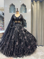 "MIDNIGHT ROYALE LEHENGA"
