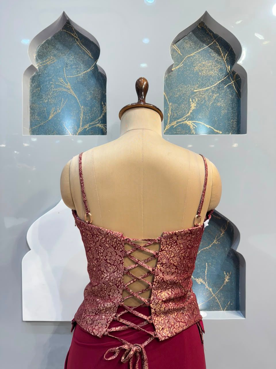 "WINE BLOSSOM COUTURE INDO-WESTERN"