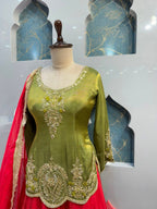 "OLIVE BLOSSOM FESTIVE SHARARA"