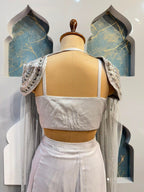 "MOONSTONE DRAPE INDO-WESTERN"