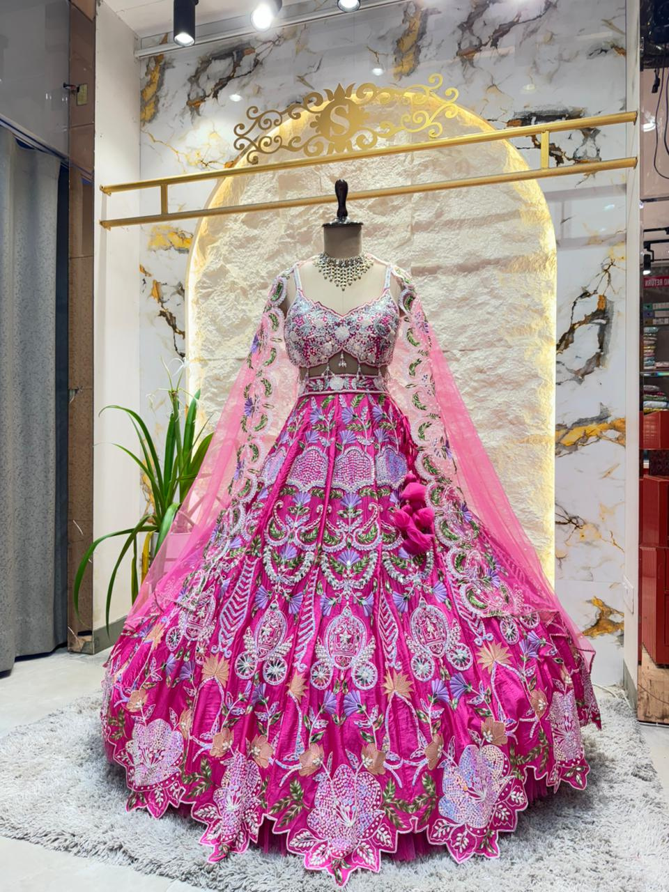 "GULNAAR GARDEN BRIDAL LEHENGA"