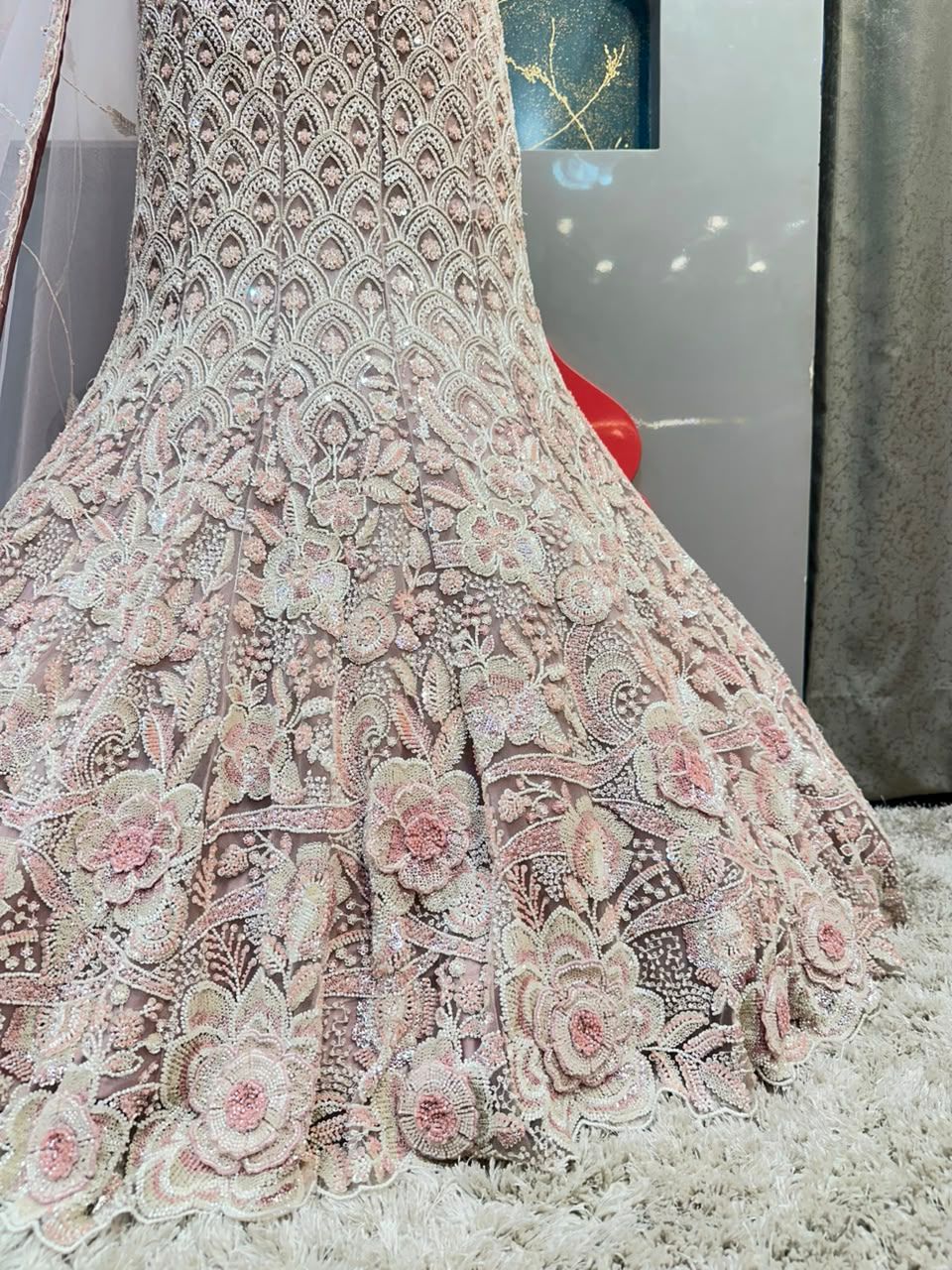 "ROSE PETAL COUTURE MERMAID"