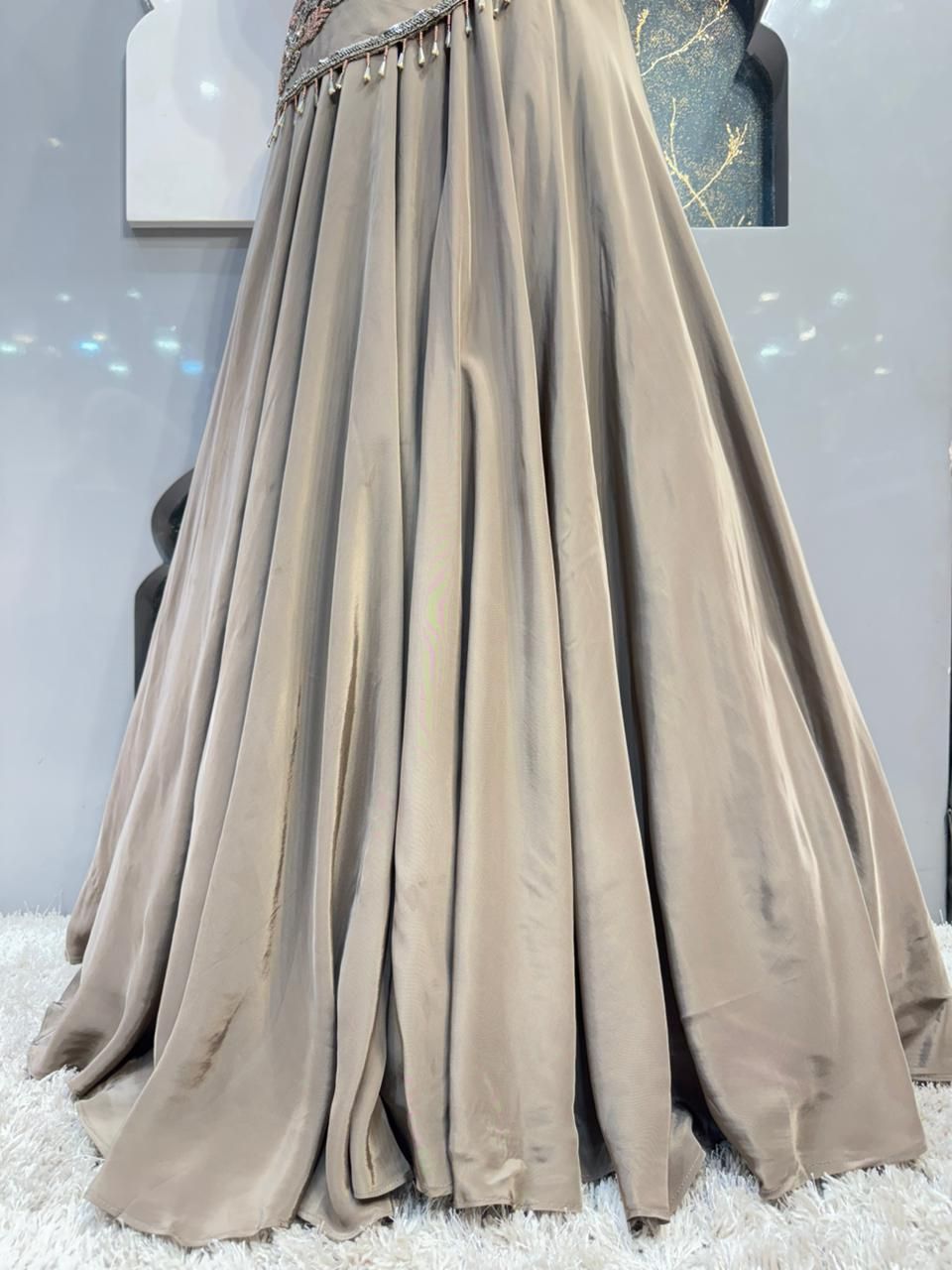 "MOONSTONE DRAPE SAREE"