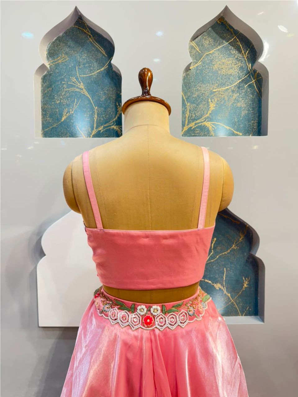 "BLUSH PINK INDO-WESTERN"
