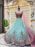 "BLUSH BLOSSOM LEHENGA"