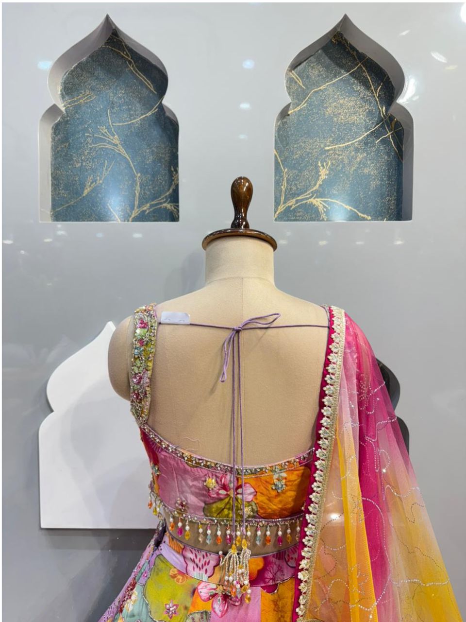 "BLOOMING GARDEN PRINTED LEHENGA"