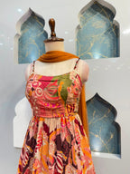 "TERRACOTA FLORAL FUSION SHARARA"
