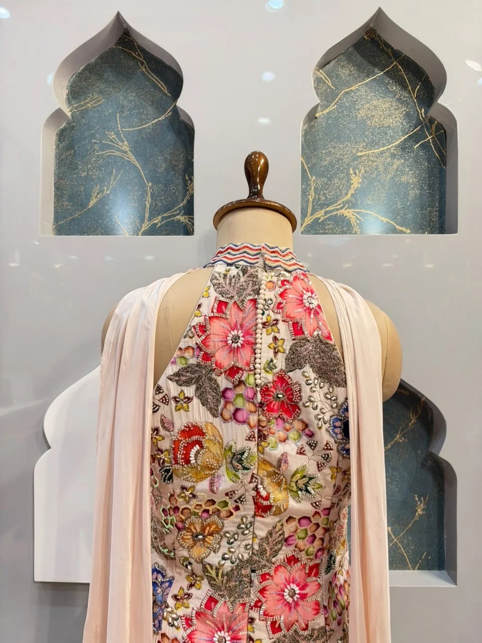 "ELEGANT PASTEL PINK SHARARA"