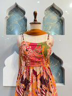 "TERRACOTA FLORAL FUSION SHARARA"