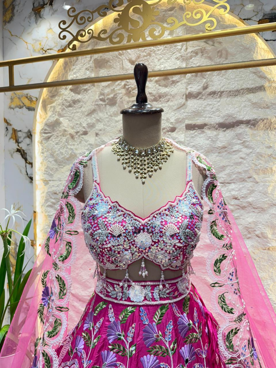"GULNAAR GARDEN BRIDAL LEHENGA"