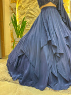 "MIDNIGHT MAJESTY LEHENGA"