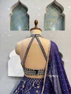 "ROYAL BLUE LEHENGA"
