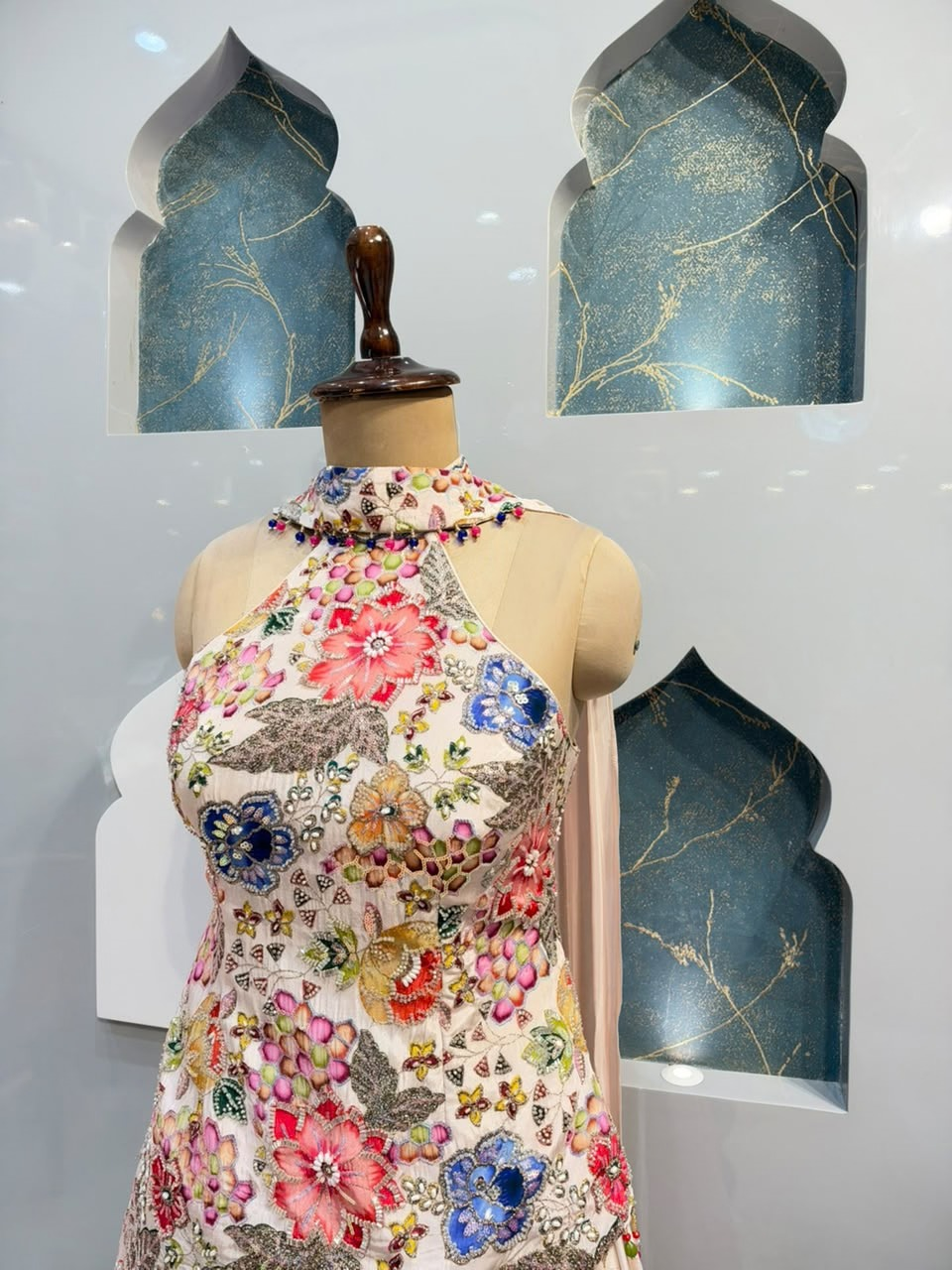 "ELEGANT PASTEL PINK SHARARA"