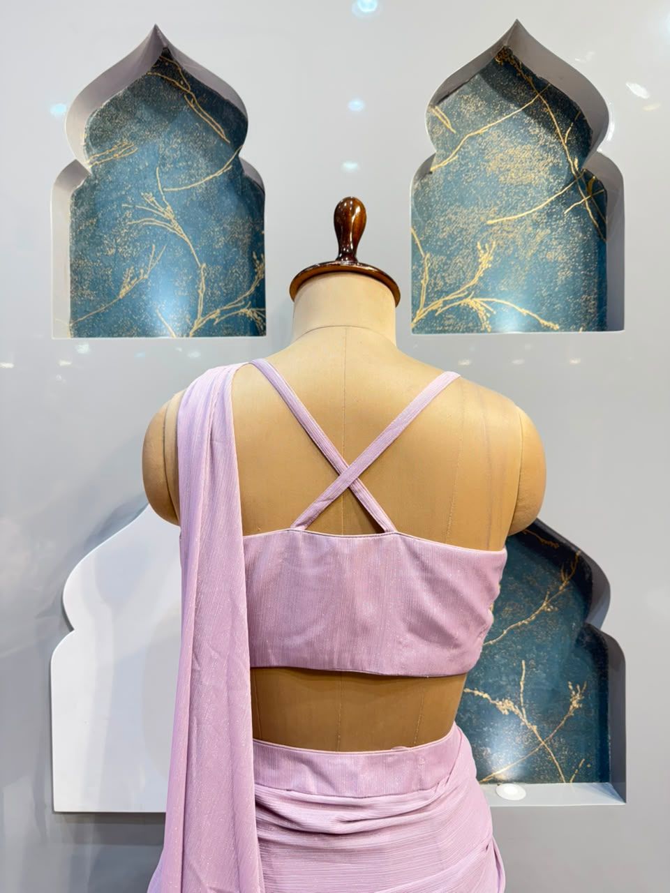"LILAC DREAM DRAPE SAREE"