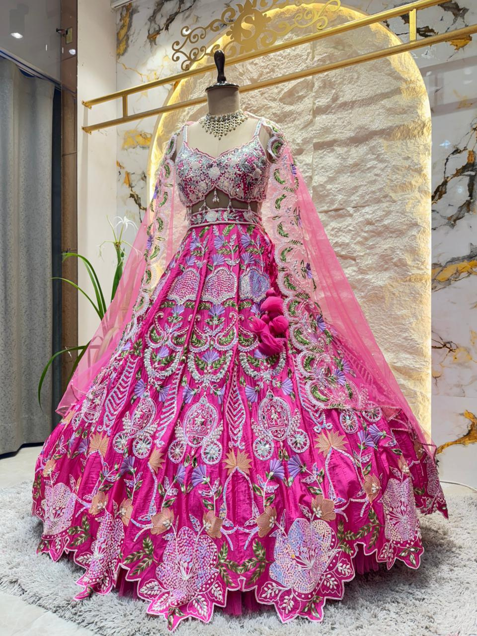 "GULNAAR GARDEN BRIDAL LEHENGA"