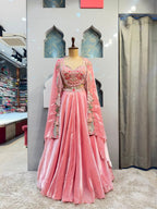 "BLUSH PINK INDO-WESTERN"