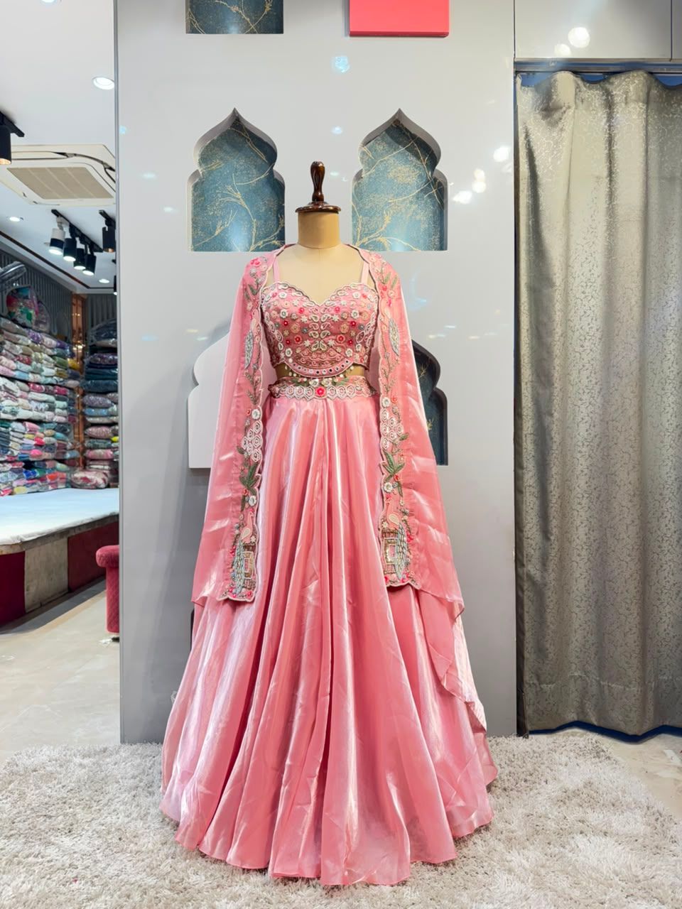 "BLUSH PINK INDO-WESTERN"