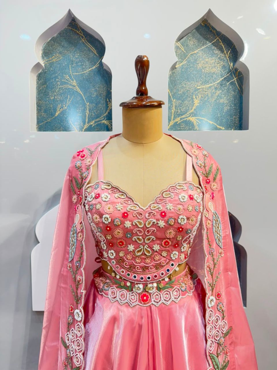 "BLUSH PINK INDO-WESTERN"