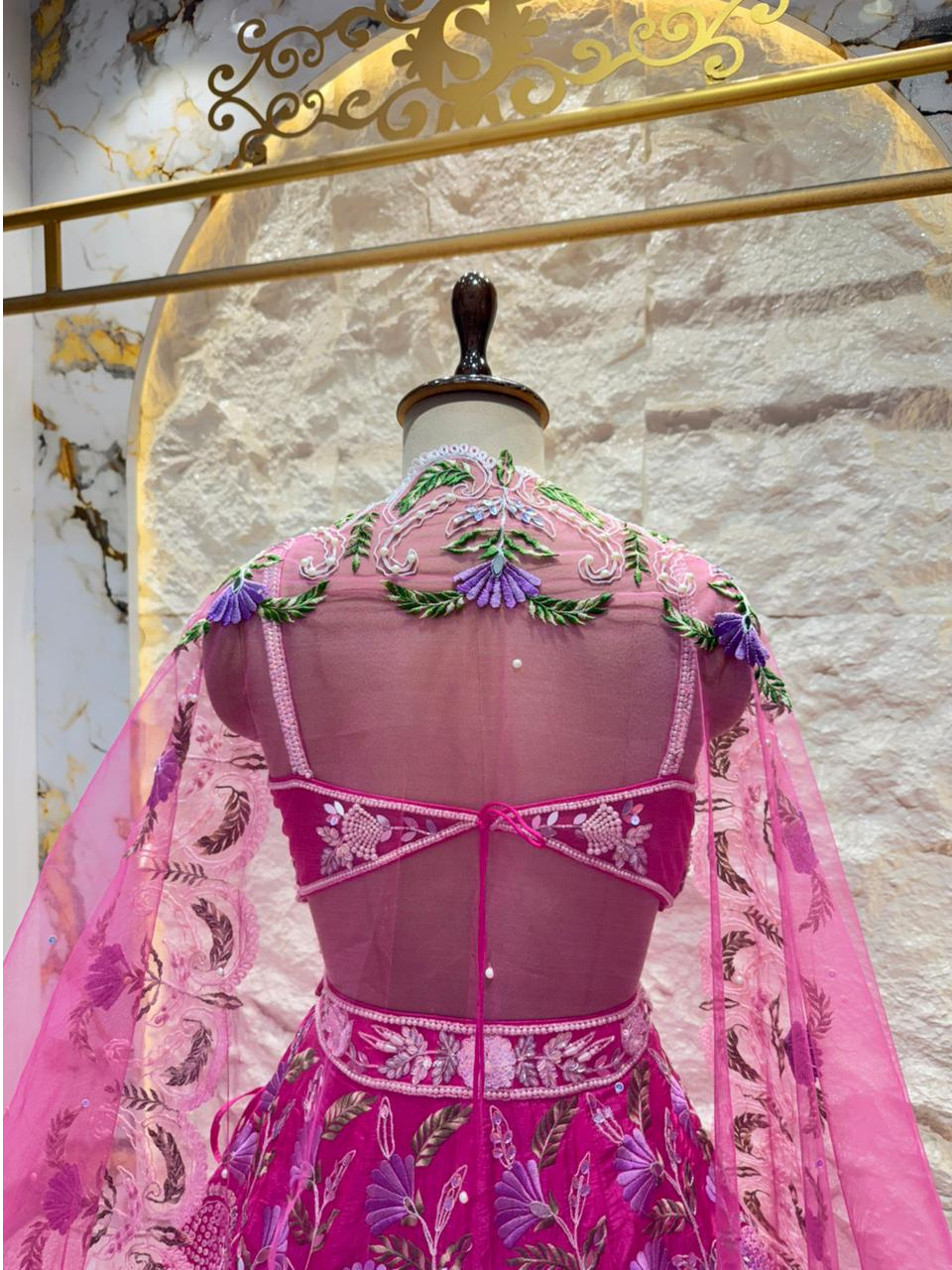 "GULNAAR GARDEN BRIDAL LEHENGA"