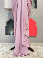 "LILAC DREAM DRAPE SAREE"
