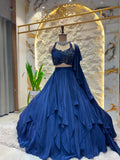 "MIDNIGHT MAJESTY LEHENGA"