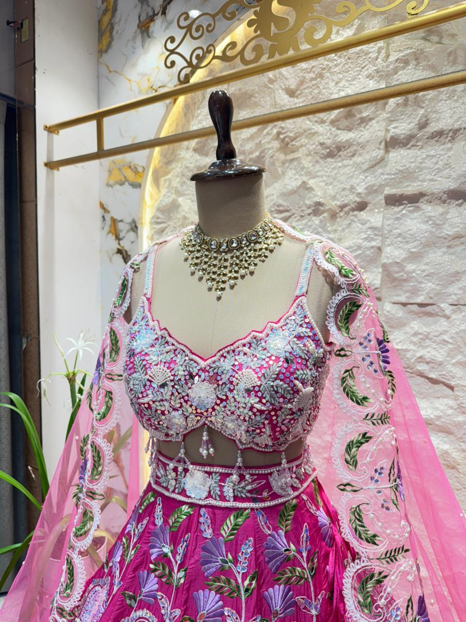 "GULNAAR GARDEN BRIDAL LEHENGA"