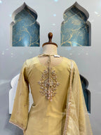 "LUXE GOLD FESTIVE SHARARA"