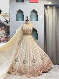 "IVORY ROYAL ZARI EMBROIDERED LEHENGA"