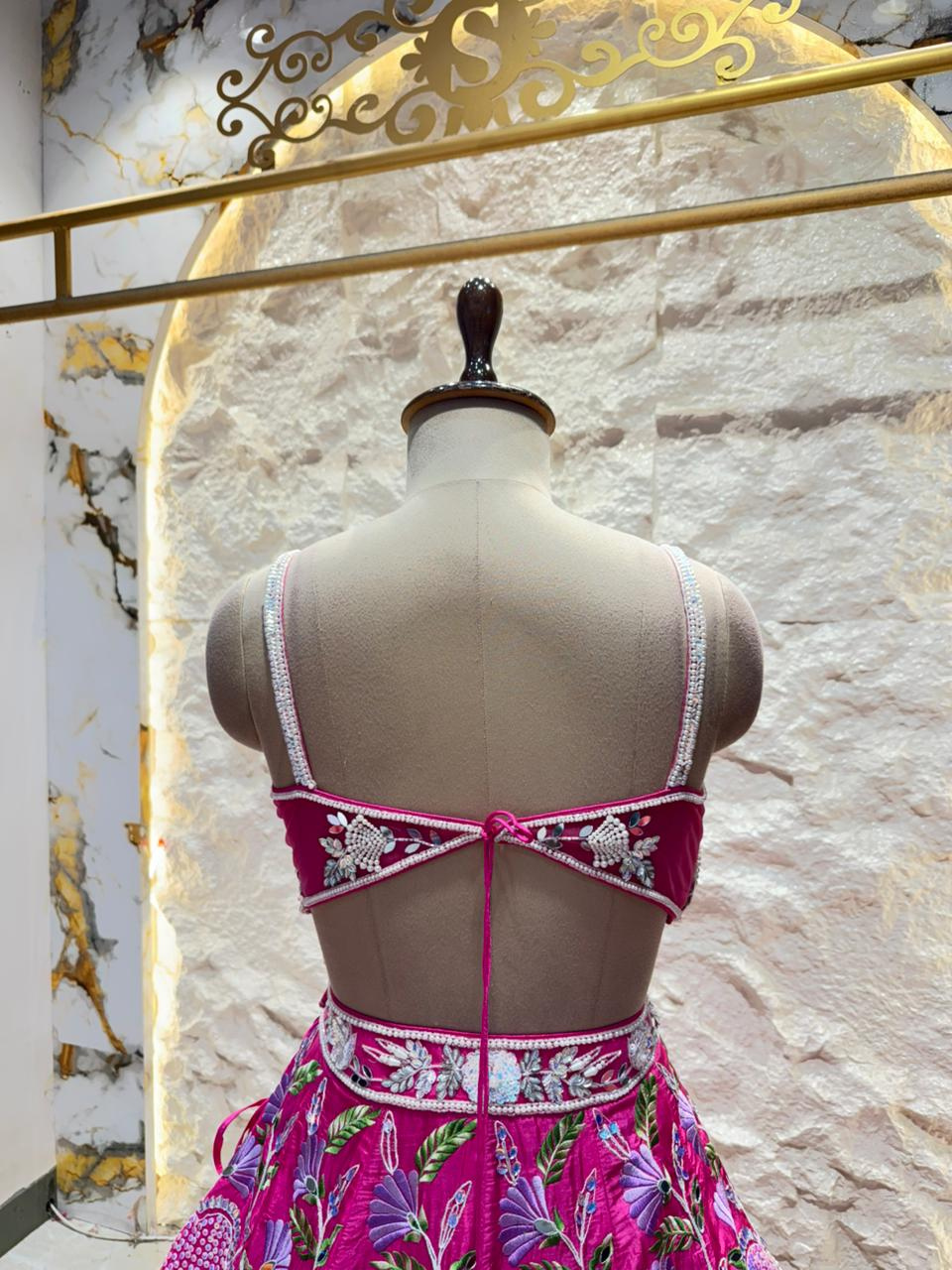 "GULNAAR GARDEN BRIDAL LEHENGA"