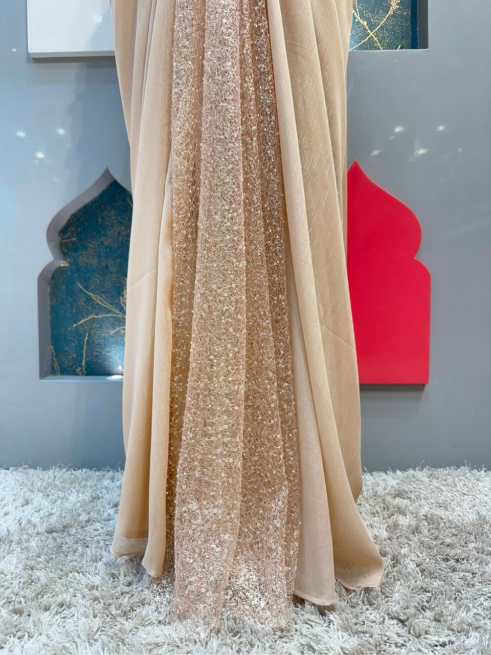 "CELESTIA EMBELLISHED INDO WESTERN"