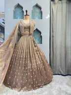 "MOONSTONE REGAL JACKET LEHENGA"