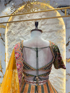 "HERITAGE MOSAIC LEHENGA"