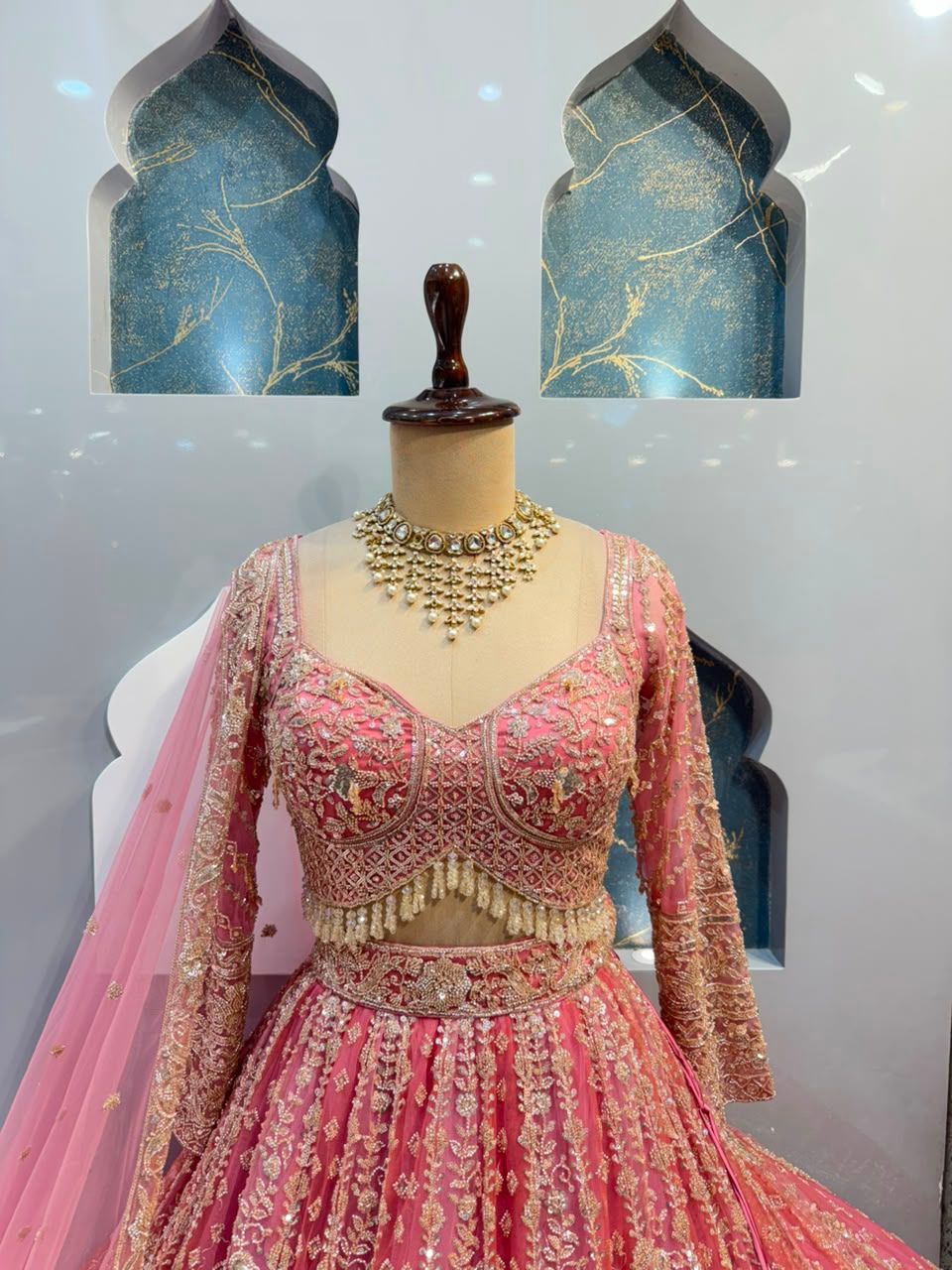 "BLUSH ROYALE LEHENGA"