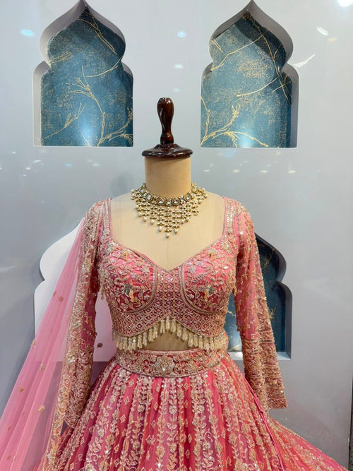 "BLUSH ROYALE LEHENGA"