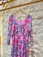 "BLUSH BLOOM FLORAL ANARKALI"
